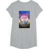 imageWicked for Good Glinda Bubble Poster Front ampamp Back TShirtHeather Grey