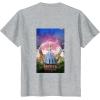 imageWicked for Good Glinda Bubble Poster Front ampamp Back TShirtHeather Grey