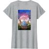 imageWicked for Good Glinda Bubble Poster Front ampamp Back TShirtHeather Grey