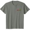 imageWicked for Good Glinda Bubble Poster Front ampamp Back TShirtOlive Heather