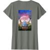 imageWicked for Good Glinda Bubble Poster Front ampamp Back TShirtOlive Heather