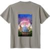 imageWicked for Good Glinda Bubble Poster Front ampamp Back TShirtSlate Grey