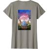 imageWicked for Good Glinda Bubble Poster Front ampamp Back TShirtSlate Grey
