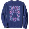 imageWicked For Good Glinda Floral Grace SweatshirtNavy Blue
