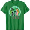 imageWicked Glinda ampamp Elphaba Sketched TShirtKelly Green