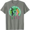 imageWicked Glinda ampamp Elphaba Sketched TShirtOlive Heather