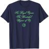 imageWicked His Royal Ozness The Wizard Front And Back TShirtNavy Blue
