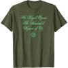 imageWicked His Royal Ozness The Wizard Front And Back TShirtOlive Green