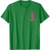 imageWicked Movie Logo Glinda Pink And Gold Wand TShirtKelly Green