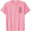 imageWicked Movie Logo Glinda Pink And Gold Wand TShirtPink