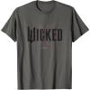 imageWicked Movie Logo Glinda Upland TShirtAsphalt Grey
