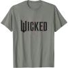 imageWicked Movie Logo Glinda Upland TShirtOlive Heather