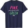 imageWicked Pink Goes Good With Green TShirtNavy Blue