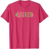 imageWicked Pink ampamp Green TShirtRed Heather