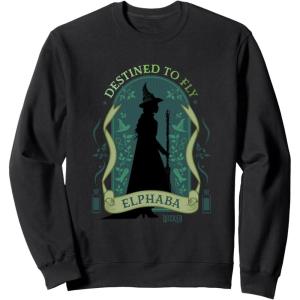 imageWicked Elphaba Destined To Fly Silhouette SweatshirtBlack