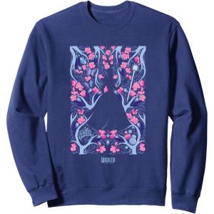 imageWicked For Good Glinda Floral Grace SweatshirtNavy Blue