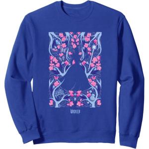 imageWicked For Good Glinda Floral Grace SweatshirtRoyal Blue