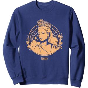 imageWicked For Good Glinda Golden Glow SweatshirtNavy Blue