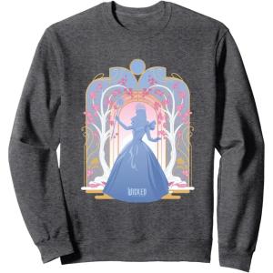 imageWicked For Good Glinda Silhouette in Blue SweatshirtDark Heather Grey