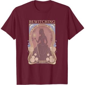 imageWicked Glinda Bewitching Silhouette TShirtBurgundy