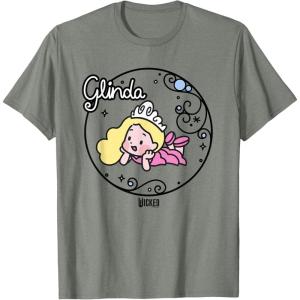imageWicked Glinda Daydreaming Playful Cartoon Style TShirtOlive Heather