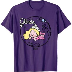 imageWicked Glinda Daydreaming Playful Cartoon Style TShirtPurple