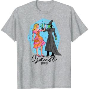 imageWicked Glinda ampamp Elphaba Ozdust TShirtHeather Grey