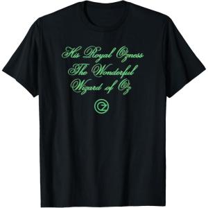 imageWicked His Royal Ozness The Wizard Front And Back TShirtBlack