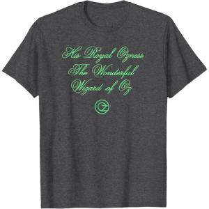 imageWicked His Royal Ozness The Wizard Front And Back TShirtDark Heather Grey