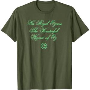 imageWicked His Royal Ozness The Wizard Front And Back TShirtOlive Green