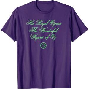 imageWicked His Royal Ozness The Wizard Front And Back TShirtPurple