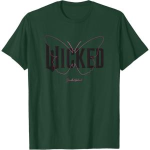 imageWicked Movie Logo Glinda Upland TShirtDark Green