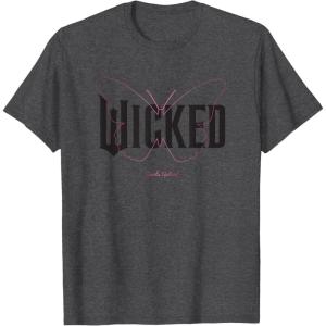 imageWicked Movie Logo Glinda Upland TShirtDark Heather Grey