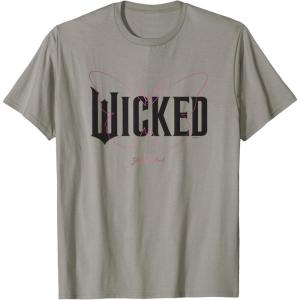 imageWicked Movie Logo Glinda Upland TShirtSlate Grey