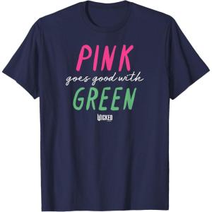 imageWicked Pink Goes Good With Green TShirtNavy Blue
