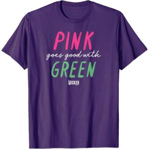 imageWicked Pink Goes Good With Green TShirtPurple
