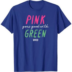 imageWicked Pink Goes Good With Green TShirtRoyal Blue