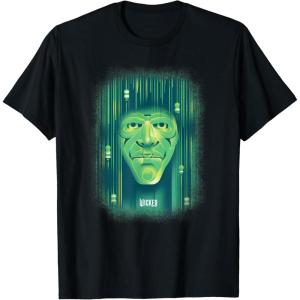 imageWicked Wizard Face Emerald City TShirtBlack