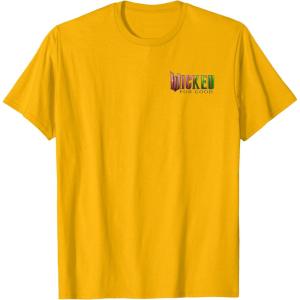imageWicked for Good Glinda Bubble Poster Front ampamp Back TShirtGolden Yellow