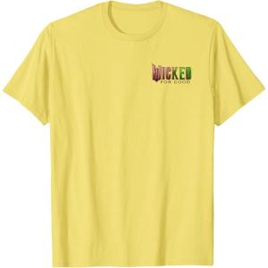 imageWicked for Good Glinda Bubble Poster Front ampamp Back TShirtLemon Yellow