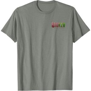 imageWicked for Good Glinda Bubble Poster Front ampamp Back TShirtOlive Heather