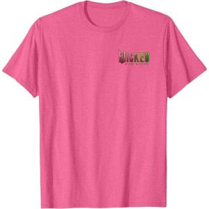 imageWicked for Good Glinda Bubble Poster Front ampamp Back TShirtPink Heather