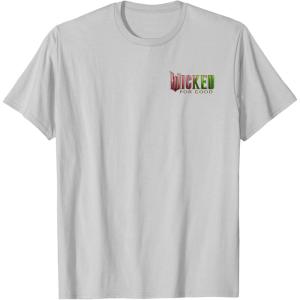 imageWicked for Good Glinda Bubble Poster Front ampamp Back TShirtSilver Grey