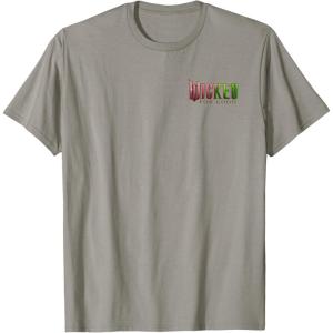 imageWicked for Good Glinda Bubble Poster Front ampamp Back TShirtSlate Grey
