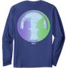 imageWicked For Good Face to Face Front ampamp Back Long Sleeve TShirtNavy Blue