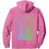 imageWicked For Good Forever My Friend Silhouettes Front ampamp Back Pullover HoodieBright Pink