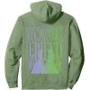 imageWicked For Good Forever My Friend Silhouettes Front ampamp Back Pullover HoodieSage Green