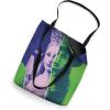 imageWicked For Good Glinda and Elphaba Split Portrait Tote Bag