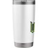 imageWicked Logo Glinda Daydreaming Playful Cartoon Style Stainless Steel Insulated TumblerWhite