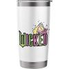 imageWicked Logo Glinda Daydreaming Playful Cartoon Style Stainless Steel Insulated TumblerWhite